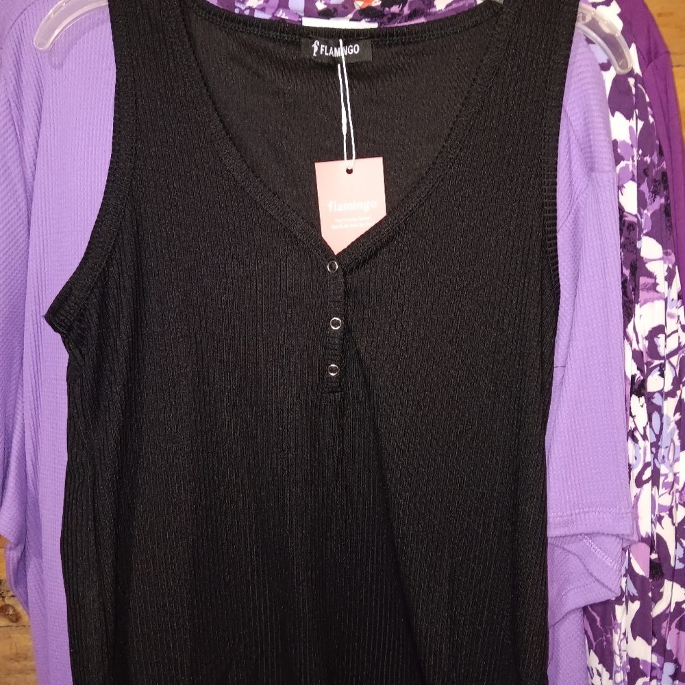 Boutique Flamingo Tank Top nwt,  med/ large